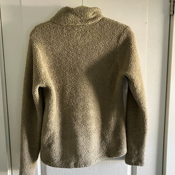 Patagonia Los Gatos Fleece 1/4 Zip Pullover Women’s Large Tan. - Picture 6 of 13